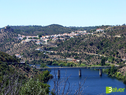 Vista de Belver a partir da estrada N244, por Jorge Lopes